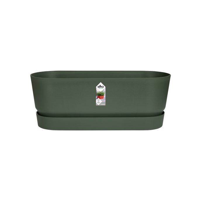 greenville trough long 50cm leaf green